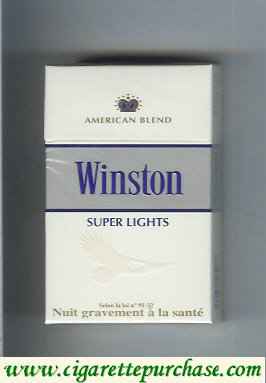 Winston Super Lights cigarettes American Blend